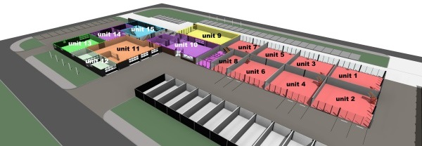 Trade Center Groningen units begane grond.